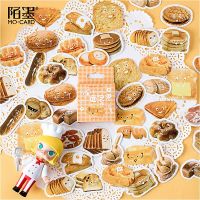 [Hagoya Stationery Stor] 1Pack Kawaii Sweet Bread King Notebook Stickers Cartoon Lovely Fashion Theme Journal Stickers School Office Pads Stationery