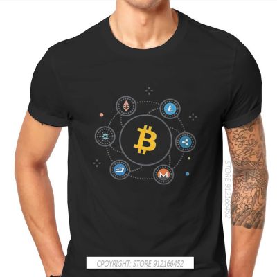 Bitcoin Cryptocurrency Art Love Support Tshirt New Arrival Graphic Men Vintage Summer MenS Pure Cotton Harajuku T Shirt