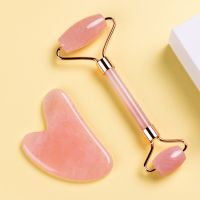 【YF】◆♧  Beeswax Stone Facial Massage Face Neck Massager Thin Lift Tools