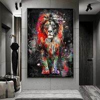 GATYZTORY Frame Lions Oil Paintings on Canvas Modern Colorful Animals Pictures Paint By Number For Home Wall Art Decorative