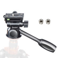 Desview M11 Panoramic Tripod Head Metal Support DSLR Camera Hydraulic Ball Tripod Head With Handle 14 "Screw Camera Camcorder