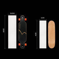 สินค้ามาใหม่126*27ซม. Longboard Clear Longboard Scooter กระดาษทรายสติกเกอร์สเก็ตบอร์ดหนา Grip เทปสเก็ตจัดส่งฟรี