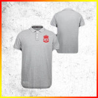 เสื้อโปโล ลิขสิทธิ์แท้  Liverpool ( ชาย ) รุ่นLFC014 สีเทา