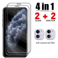 4in1 tempered glass for iphone 13 Pro max mini camera screen protector on iphone 12 11 Pro XS max mini 8 7 6 6s plus X XR glass Camera Screen Protecto