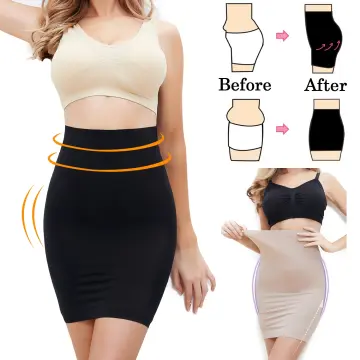 Womens Half Slip for Under Dresses Tummy Control Body Shaper Slim