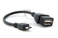 Micro USB Male to Female USB OTG Cable Adapter สายต่อมือถือ