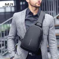 Mark Ryden Multifunction Crossbodyกระเป๋ากันน้ำUSBชาร์จกระเป๋าหน้าอกทริประยะสั้นMessengersกระเป๋าคาดหน้าอกกระเป๋าสะพายผู้ชาย