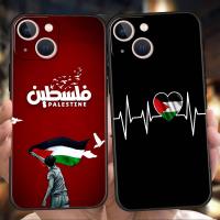 Palestine Flag Phone Case Cover for iPhone 14 13 12 Pro Max XR XS X iPhone 11 7 8 Plus SE 2020 13 Mini Silicone Soft Shell Funda