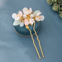 【YF】❁  Hairpin Forks Hair Jewelry U-shaped Stick Bride Wedding Accessories