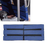 Pain Relief Wheelchair ที่วางเท้าสายรัดปรับระดับกันลื่น (สีน้ำเงินขนาดเฉลี่ย) การแก้ไข