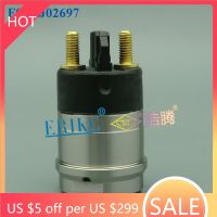 ERIKC Common Rail อะไหล่ F00RJ02697การใช้หัวฉีด F00R J02 697 Assy Solenoid วาล์วชุด F 00R J02 697วาล์วแม่เหล็กไฟฟ้า