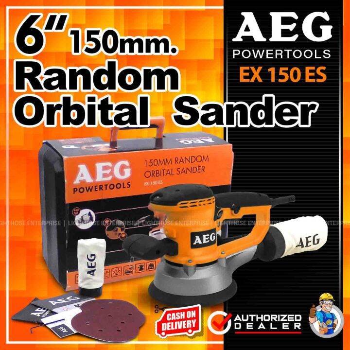 AEG 440W 6" 150mm Random Orbital Sander (EX 150 ES) *LIGHTHOUSE