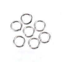 1000pc 304 Stainless Steel Jump Rings Open Jump Rings Stainless Steel Color 5x0.8mm 20 Gauge Inner Diameter: 3.4mm