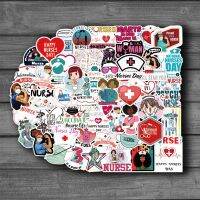 [Koala Travel] 60ชิ้น International Nurses Day Graffiti สติกเกอร์สำหรับเคสโทรศัพท์ขวดน้ำแล็ปท็อปกระเป๋าเดินทางสติ๊กเกอร์รูปลอกกันน้ำ Packs