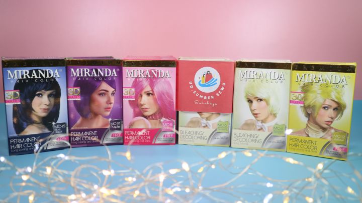 Miranda Hair Color Premium Semir Cat Pewarna Rambut Miranda Original Lazada Indonesia