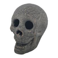 Skull Head Decor Ceramic Heatproof Human Skulls Decorations Terrifying Halloween Party Favors for Campfire Haunted House Firepit Bonfire Decoratioins smart