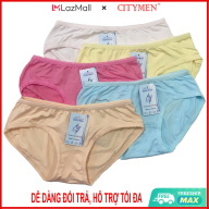 Bộ 10 quần lót nữ cotton Thái siêu co giãn, kháng khuẩn, khử mùi, mềm mại thumbnail