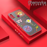 เคส Chenyyyka สำหรับ Realme 3 3i 3 Pro เคสคล้ายฝ้าแฟชั่นลายกะลาสีน่ารักลายขอบซิลิโคนอ่อนนุ่มเคสโทรศัพท์คลุมทั้งหมดป้องกันเลนส์กล้องเคสกันกระแทก