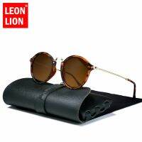 【CC】▥✿  LeonLion 2023 Round Sunglasses Men Brand Designer Eyewear Men/Women Glasses Luxury Oculos De Sol Feminino