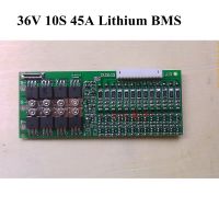 LiPo ลิเธียม Li-Ion 10S 36V 37V 42V 45A ระบบจัดการแบตเตอรี่ BMS สมดุล PCB ชิปป้องกันแผงวงจรนันทนาการกลางแจ้งชิ้นส่วนสเก็ตบอร์ด