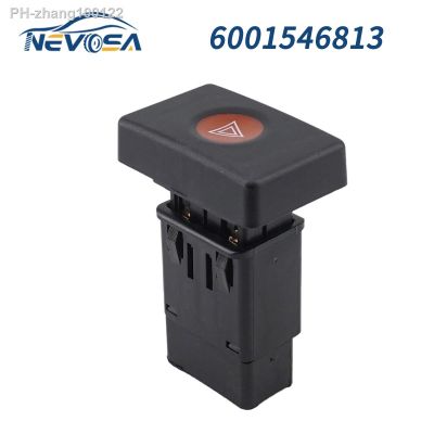 NEVOSA 6001546813 252909503R For Dacia Logan Express Pickup 2008-Emergency Hazard Warning Light Flash Switch Button Hazard Lamp
