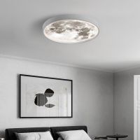 ZZOOI Led Ceiling Chandelier Ceiling Lamp Moon for Bedroom Lustre Home Indoor Room Decor Lamp