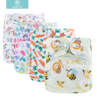 Happyflute 1Pcs Ecological Baby Washable Reusable Cloth Pocket Diaper Baby Nappy With One Pocket Fit 3-15Kg Baby