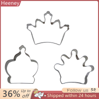 ? Heeney 3pcs Princess Crown King Queen PARTY Cookie CUTTER เค้กบิสกิตแม่พิมพ์เครื่องมืออบ