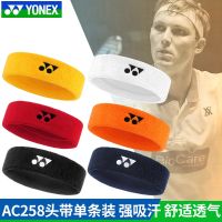 Able YONEX Yonex แถบคาดศีรษะกีฬาแบดมินตันเทนนิสแถบคาดศีรษะ YY ผ้าคอตตอนระบายอากาศได้สำหรับโยคะ AC258EX