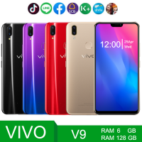 vivo V9 แรม 6 รอม 128 GB หน้าจอ HD 6.26 นิ้ว เอนดอย 8.1 ระบบแสกนนิ้นิ้วมือและแสกรนใบหน้า(ติดฟิล์มกระจกให้ฟรี)