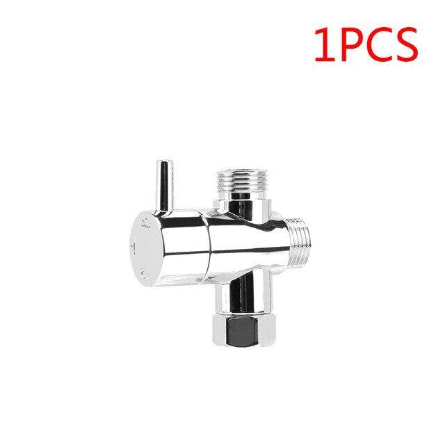 3 Way Switch Faucet 1/2 Valve Adapter 3 Way Shower Diverter Valve Faucet Shower Tap Connector