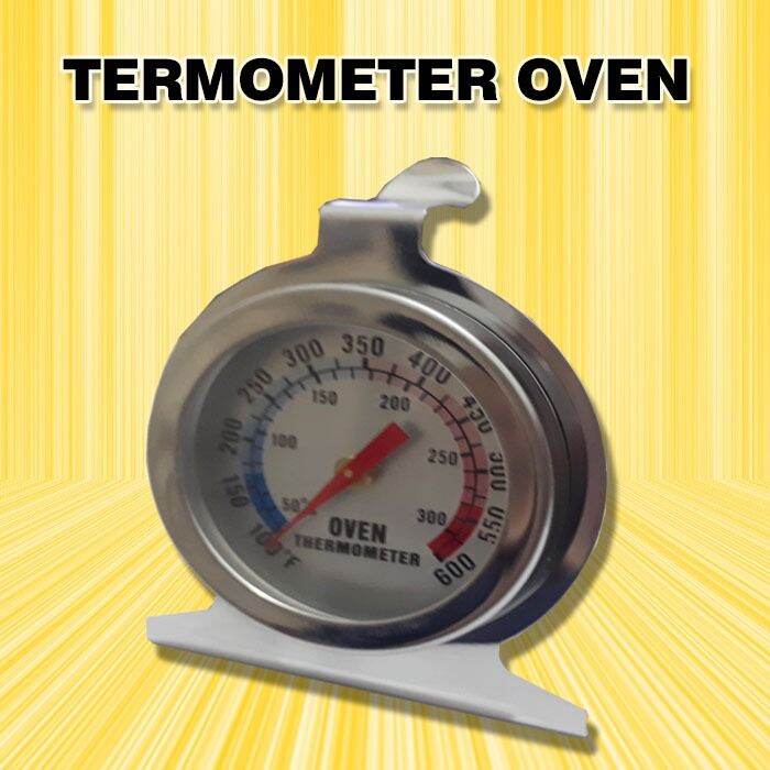 Termometer Oven Thermometer Analog Stainless Steel 300 Celcius