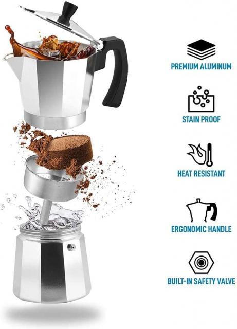 กาต้มดริปกาแฟ-สแตนเลส-ขนาด-6ถ้วย-300มล-แบบพกพาใช้กรองเมล็ดกาแฟเพื่อให้ดื่มด่ำกับรสชาติกาแฟจากธรรมชาติอย่างเต็มอรรถรส