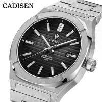 Jam Tangan CADISEN สำหรับผู้ชายหรูหราอัตโนมัติ NH35เคลื่อนไหวแซฟไฟร์คริสตัลหน้าปัด42มม. C8200นาฬิกาข้อมือกันน้ำ100เมตร