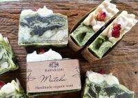 Kalindi Organic Soap Matcha | สบู่เขียวหมีบุรี - ดูแลผิวด้วยสารต้านอนุมูลอิสระจากชาเขียว