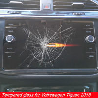 8นิ้วรถนำทาง GPS หน้าจอกระจกฟิล์มป้องกันสำหรับโฟล์คสวาเกน Tiguan Atlas 2018แดชบอร์ดหน้าจอแอลซีดีสติ๊กเกอร์