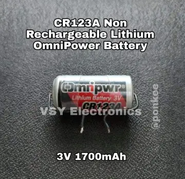 Pkcell – Batterie Lithium 3v Cr123a, 30 Pièces, Li-mno2, Cr123