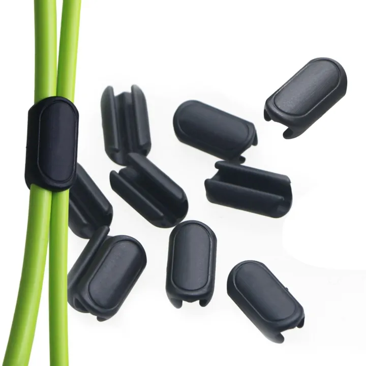 Dovewill 10x Bike Cable Clips Housing Hose Guide Clamps Frame Buckle
