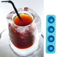 Ice Cube Tray Mold Makes Shot Glasses Ice Mould Ice Tray Summer Drinking Tool Glass Mold