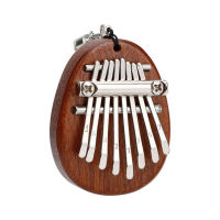 Mini Kalimba Wooden Thumb Piano 8 Tone Gecko Kalimba 8 Keys Mahogany Musical Instrument for Beginner BHD2