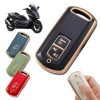 dfthrghd 2 Bottons Tpu Motorcycle Key Case Fob Cover Shell Keychian for Honda VARIO PCX160 PCX150 XADV750 VISION SH350 SH300