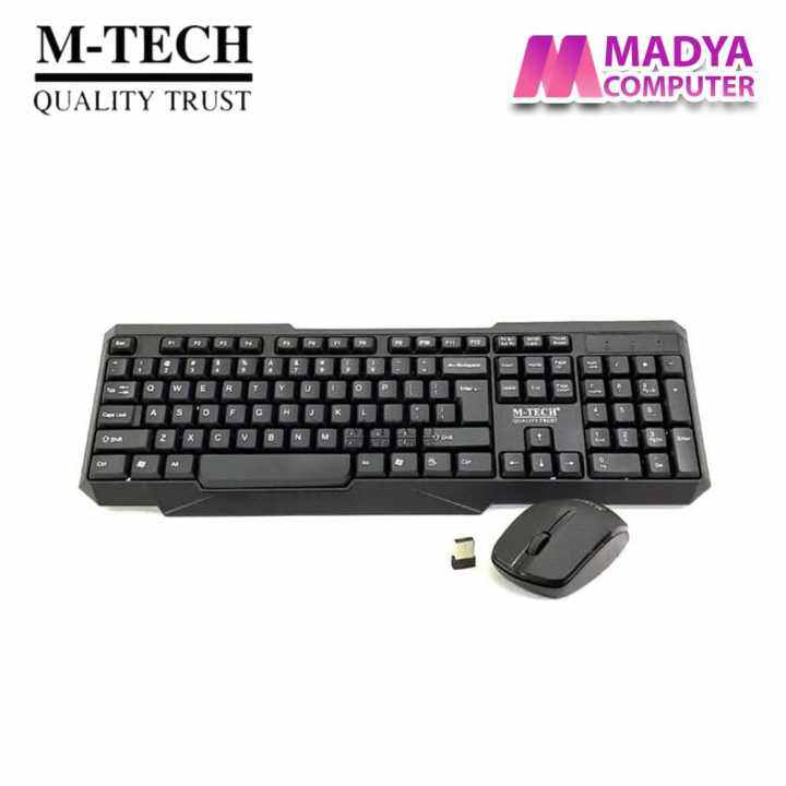 Keyboard & Mouse Combo / Bundle MTech STK04 Wireless USB Lazada