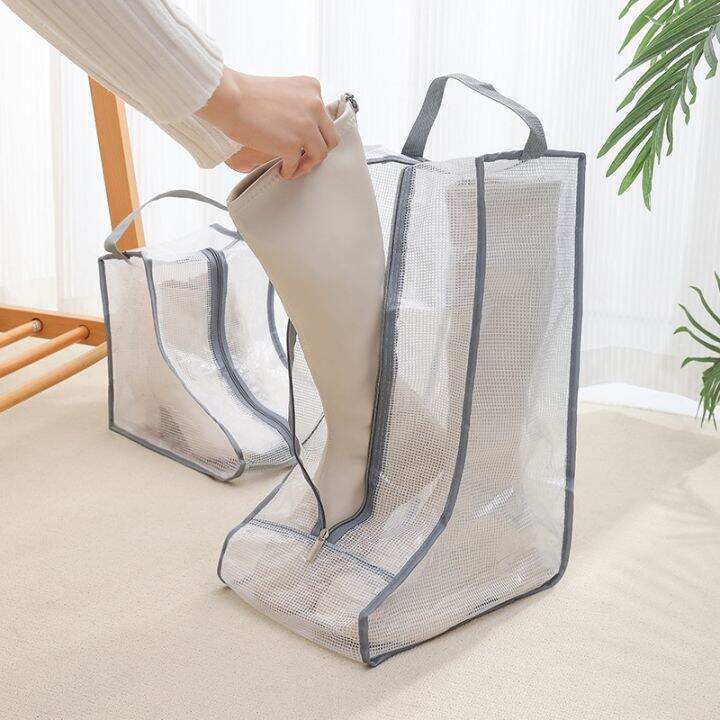 storage-protect-tote-shoes-rain-zipper-bag-organizer-drying-shoes-accessory-portable-shoes-dust-proof-pouch-travel-storage-boots