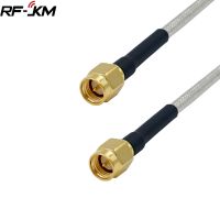 1Pcs Semi Rigid RG402 0.141 Silver Cable SMA Male Jack to SMA Male Plug RF Coaxial Extension Jumper Pigtail Wire