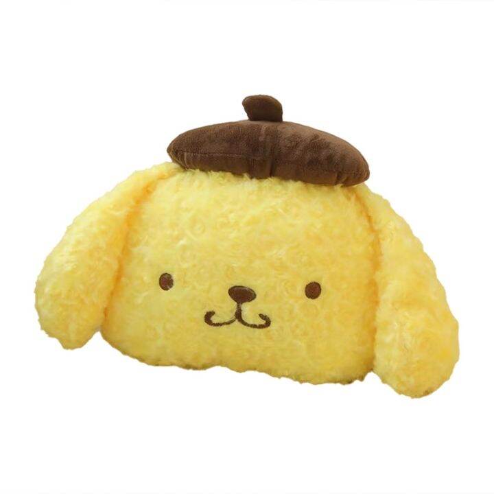 klot-sanrio-purin-หมอนตุ๊กตานุ่ม-ตกแต่งรถ-ตุ๊กตายัดไส้-หัวรถ-หมอนเบาะ-และผ้าห่ม-เข็มขัดนิรภัย-ป้องกันไหล่