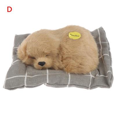 【Reday Stock】Stuffed Toys Simulation Animal Plush Sleeping Dogs Toy With Sound Kids Toys