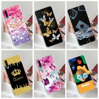 Case สำหรับ Samsung Galaxy A70แฟชั่นการ์ตูนที่มีสีสันผีเสื้อล้างซิลิโคนอ่อนนุ่มปกหลังสำหรับ Samsung A70 SM-A705FN SM-A705GM โทรศัพท์ Case