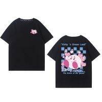 สี New Star Kirby หมากรุกแขนสั้นเสื้อยืดผ้าฝ้ายหญิงน่ารักเกมแขนสั้น เกม