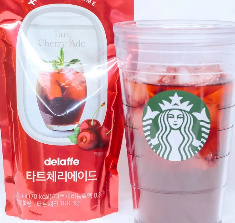 现货 Korea Delaffe Coffee Iced Peach Tea Blue Lemonade 韩国火爆便携袋袋咖啡饮料冰茶饮料 Lazada