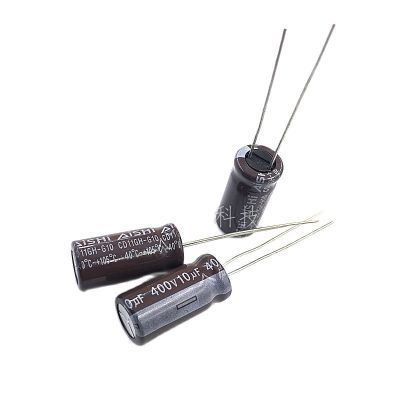 20PCS/in-line electrolytic capacitor 400V10UF 400V 10UF volume 10X20 -40 105 new spot Electrical Circuitry Parts